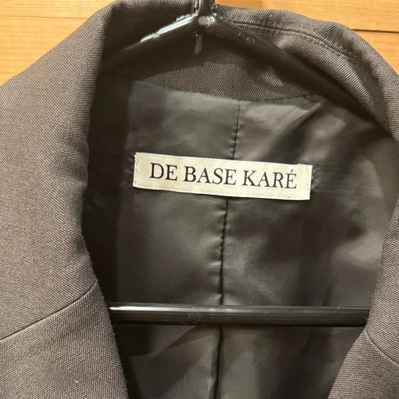 Frankie Shop Grey asymmetric blazer - Picture 2 of 6